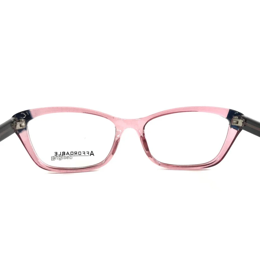 Affordable Designs Eyeglasses Frames Erica Violet Cat Eye Full Rim 55-17-140
